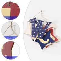 Fashion American Independence Day Holzanhänger Home Decoration main image 5