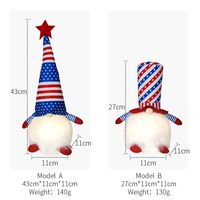 2021 Spot Goods American Independence Day National Day Luminous Faceless Doll Holiday Decoration Children's Gift Rudolf main image 5