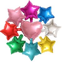 Fashion Birthday Party Five-pointed Star Aluminum Foil Balloon main image 2