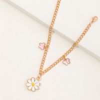 Wholesale Jewelry Dripping Oil Small Daisy Butterfly Anklet Nihaojewelry main image 5