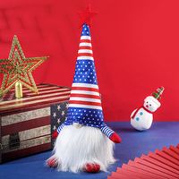 2021 Spot Goods American Independence Day National Day Luminous Faceless Doll Holiday Decoration Children's Gift Rudolf sku image 1
