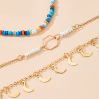 Nihaojewelry مجوهرات الجملة المتناقضة اللون القمر شرابة خلخال main image 6