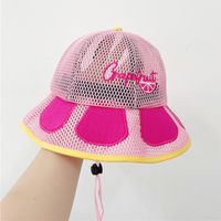 Simple Fruit Letter Shape Mesh Children's Fisherman Hat sku image 1