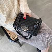 Nihaojewelry Fashion Rhombus Embroidered Thread Shoulder Messenger Chain Bag Wholesale main image 7