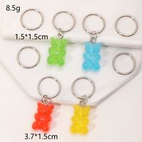 Wholesale Jewelry Jelly Color Resin Bear Hair Accessories Nihaojewelry main image 3