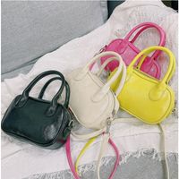 Korean Style Candy Color Zipper Messenger Handbag Wholesale main image 6