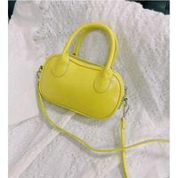 Korean Style Candy Color Zipper Messenger Handbag Wholesale main image 4