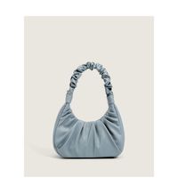 Korean Style Texture Soft Leather Folds Cross-body Handbag Wholesale main image 3