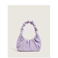 Korean Style Texture Soft Leather Folds Cross-body Handbag Wholesale main image 4