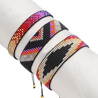 Nihaojewelry Ethnic Style Miyuki Beads Hand-woven Geometric Demon Eye Bracelet Jewelry Wholesale sku image 4