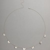 Nihaojewelry Jewelry Wholesale Silver Butterfly Tassel Waist Chain main image 5