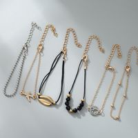 Nihaojewelry Fashion Shell Airplane Map Bead Chain Alloy Set Bracelet Jewelry Wholesale main image 3