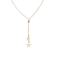 Großhandel Schmuck Mode Einfache Fünfzackige Stern Anhänger Halskette Nihaojewelry main image 1