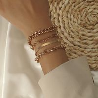 Nihaojewelry Fashion Geometric Alloy 4-piece Bracelet Jewelry Wholesale main image 1