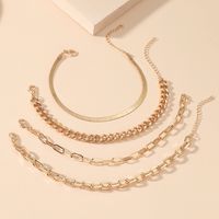 Nihaojewelry الأزياء هندسية سبائك 4-قطعة سوار مجوهرات بالجملة main image 3