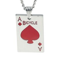 Nihaojewelry Punk Style Playing Cards Spades Pendant Necklace Wholesale Jewelry main image 6
