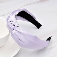 Wholesale Jewelry Simple Mercerized Satin Solid Color Hairband Nihaojewelry main image 4