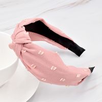 Wholesale Jewelry Simple Solid Color Fabric Small Butterfly Hairband Nihaojewelry main image 5
