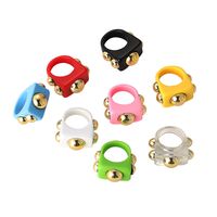 Wholesale Jewelry Fashion Candy Color Metal Acrylic Ring Nihaojewelry main image 6