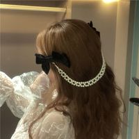 Nihaojewelry Chaîne De Perles Coréenne Arc Bijoux En Épingle À Cheveux En Gros main image 3