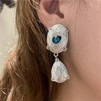 Wholesale Jewelry Spray Paint Lava Surface Colored Zircon Earrings Nihaojewelry main image 4