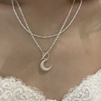 Nihaojewelry Retro Moon Ot Buckle Pendant Necklace Wholesale Jewelry main image 6