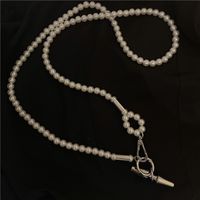 Wholesale Jewelry Pearl Gyro Ornament Cross-body Chain Nihaojewelry main image 5