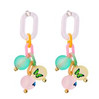 Nihaojewelry Colorful Bubble Long Round Ball Earrings Wholesale Jewelry sku image 1