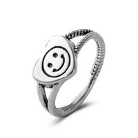Wholesale Jewelry Korean Simple Geometric Smiley Face Open Ring Nihaojewelry sku image 2