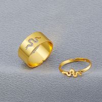 Großhandel Schmuck Retro Schmetterling Sternform Offener Ring 2 Sätze Nihaojewelry sku image 11
