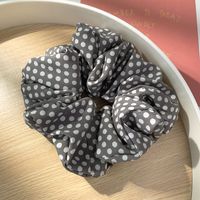 Nihaojewelry Korean Style Polka Dots Hair Scrunchies Wholesale Jewelry sku image 3