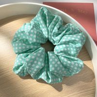 Nihaojewelry Korean Style Polka Dots Hair Scrunchies Wholesale Jewelry sku image 4