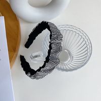 Wholesale Jewelry Korean Full Diamond Folds Hairband Hairpin Set Nihaojewelry sku image 3