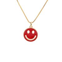 Nihaojewelry Simple Smiley Face Necklace Wholesale Jewelry sku image 1