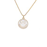 Nihaojewelry Simple Smiley Face Necklace Wholesale Jewelry sku image 4