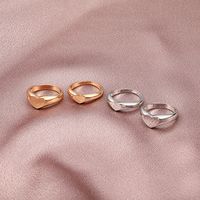 Wholesale Jewelry Korean Heart-shape Plain Copper Ring Nihaojewelry main image 5