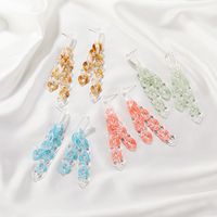 Nihaojewelry Koreanische Art Transparente Acrylkette Lange Quaste Ohrringe Großhandel Schmuck main image 3