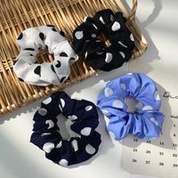 Nihaojewelry Korean Style Big Polka Dot Head Scrunchies Wholesale Jewelry main image 5