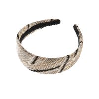 Wholesale Jewelry Plaid Straw Braided Headband Nihaojewelry main image 6