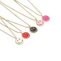 Nihaojewelry Simple Smiley Face Necklace Wholesale Jewelry main image 2
