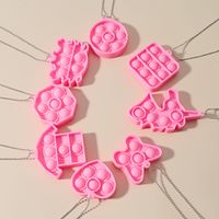 Wholesale Jewelry Silicone Bubble Toy Necklace Earring Keychain Accessories Nihaojewelry main image 4