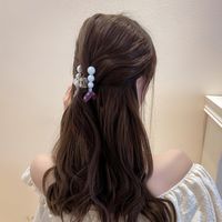 Pearl Diamond Fishtail Hairpin Wholesale Jewelry Catch Clip Hair Accessories main image 5
