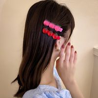 Wholesaale Heart Fruit Hairpin Nihaojewelry Acrylic Duckbill Clip Hair Accessories main image 5