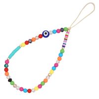 Ethnic Beads Woven Color Mobile Phone Lanyard main image 6