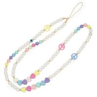 Ethnic Style Woven Eye Beads Hanging Neck Mobile Phone Chain main image 6