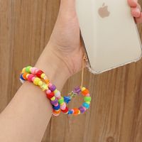 Bohemian Colored Letter Smiley Face Mobile Phone Lanyard main image 4