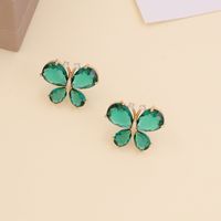 Korean Style Multicolor Butterfly Earrings main image 5