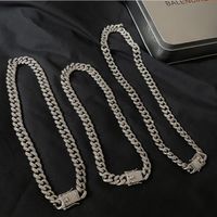Fashion Diamond Chain Thick Clavicle Chain Wholesale main image 4
