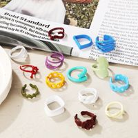 Retro Alloy Spray Color Geometric Ring Wholesale main image 2