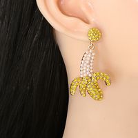 Fashion Personality Exaggerated Handmade Banana Earrings main image 3